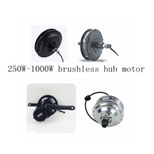 China Manufacturer Electric Bicycle Ebike Brushless Gearless Ebike Electric Tricycle Hub Motor